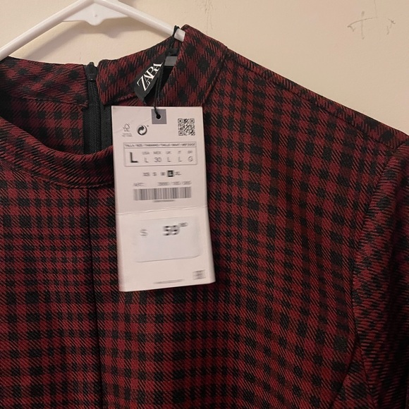 Brand New ZARA plaid dress - Picture 6 of 7